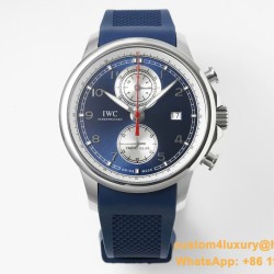 IWC - Portugieser Chronograph Classic IW390704 45mm SS/RU Blue Cal.89361