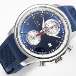 IWC - Portugieser Chronograph Classic IW390704 45mm SS/RU Blue Cal.89361