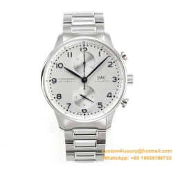 Portuguese Chrono 41mm SS/SS White Dial V6SF A69355