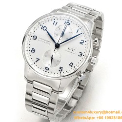 Portuguese Chrono 41mm SS/SS White Dial V6SF A69355