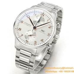 Portuguese Chrono 41mm SS/SS White Dial V6SF A69355