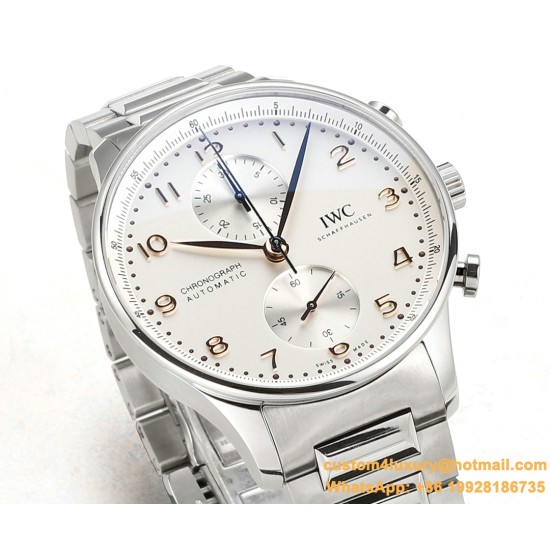 Portuguese Chrono 41mm SS/SS White Dial V6SF A69355