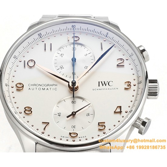 Portuguese Chrono 41mm SS/SS White Dial V6SF A69355