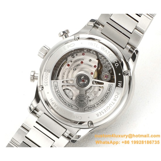 Portuguese Chrono 41mm SS/SS White Dial V6SF A69355