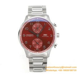 Portuguese Chrono 41mm SS/SS Red Dial V6SF A69355