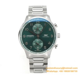 Portuguese Chrono 41mm SS/SS Green Dial V6SF A69355