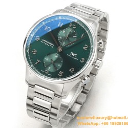 Portuguese Chrono 41mm SS/SS Green Dial V6SF A69355