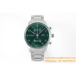 Portugueser Chrono 41mm SS/SS Green/Num AZF A69355