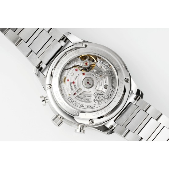 Portugueser Chrono 41mm SS/SS Green/Num AZF A69355