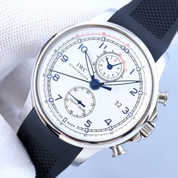 IWC - Portugieser Chronograph Classic IW390704 45mm SS/RU Black Cal.89361