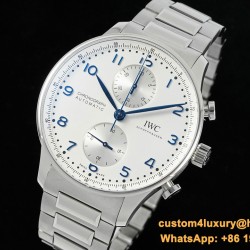 Portuguese Chrono IW371617 41mm SS/SS White Dial RSF A69355