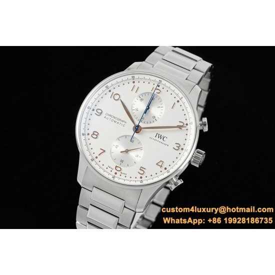 Portuguese Chrono IW371617 41mm SS/SS White Dial RSF A69355