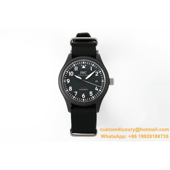 Pilot Top Gun 41mm CER/NY Black Dial ZF A32111