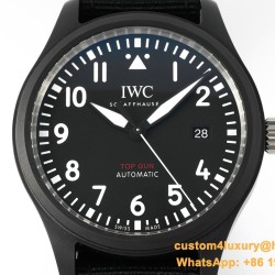 Pilot Top Gun 41mm CER/NY Black Dial ZF A32111