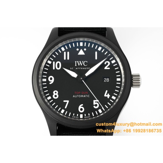 Pilot Top Gun 41mm CER/NY Black Dial ZF A32111