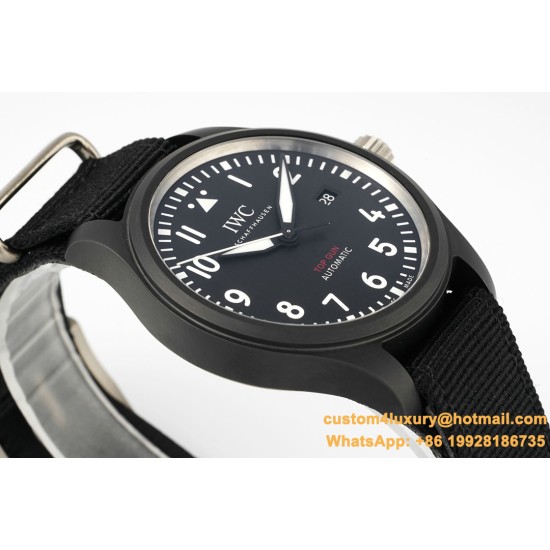 Pilot Top Gun 41mm CER/NY Black Dial ZF A32111