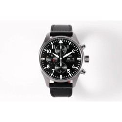 Pilot Chronograph Ref.3777 43mm SS/LE Black ZF A7750