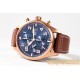 IWC - Pilot Chrono "Le Petit" 377721 43mm RG/LE Blue ZF A7750