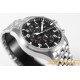 Pilot Chronograph Ref.3777 43mm SS/SS Black ZF A7750