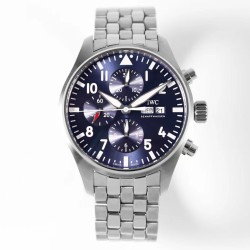 Pilot Chronograph Ref.3777 43mm SS/SS Blue ZF A7750