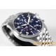 Pilot Chronograph Ref.3777 43mm SS/SS Blue ZF A7750