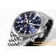 Pilot Chronograph Ref.3777 43mm SS/SS Blue ZF A7750