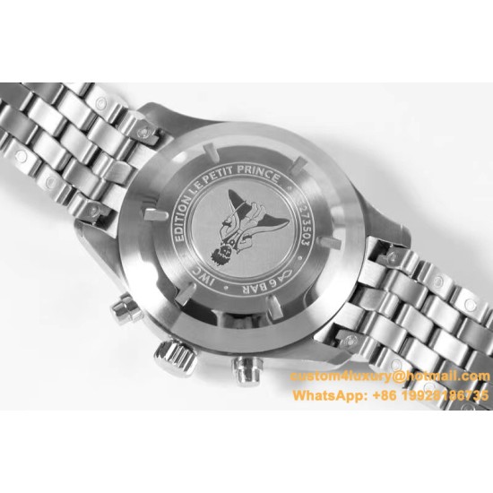 Pilot Chronograph Ref.3777 43mm SS/SS Blue ZF A7750
