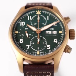 IWC - Pilot Chrono Spitfire IW387902 Brz BR/LE Grn ZF A7750