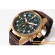 IWC - Pilot Chrono Spitfire IW387902 Brz BR/LE Grn ZF A7750