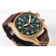 IWC - Pilot Chrono Spitfire IW387902 Brz BR/LE Grn ZF A7750