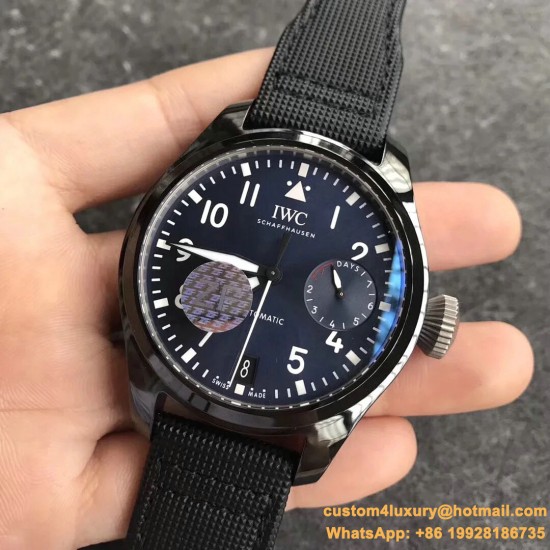 IWC - Big Pilot Top Gun Ed. 46mm CER/NY Black ZF A52111 Mod