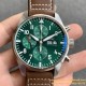 IWC - Pilot Chrono Spitfire IW377709 43mm SS/LE Green ZF A7750