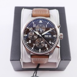 IWC - Pilot Chrono IW377713 43mm SS/LE Brown ZF A7750