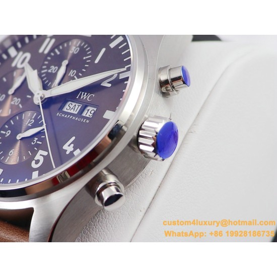 IWC - Pilot Chrono IW377713 43mm SS/LE Brown ZF A7750
