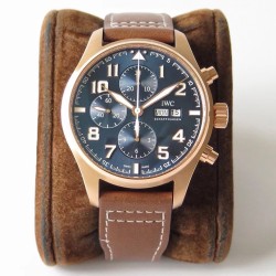 IWC - Pilot Chrono "Le Petit" 377721 43mm RG/LE Blue ZF A7750