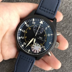 IWC - Pilot Chrono Top Gun Miramar IW389001 44mm CER/NY Blue Dial YLF A7750
