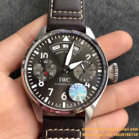 Big Pilot Annual Calendar IW502708 46mm SS/LE Grey Dial YLF A52850