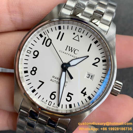 Pilot Mark XX 40mm SS/SS White Dial V7F V2 A2892