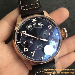 Big Pilot Annual Calendar IW502708 46mm RG/LE Blue Dial YLF A52850