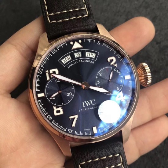 Big Pilot Annual Calendar IW502708 46mm RG/LE Blue Dial YLF A52850