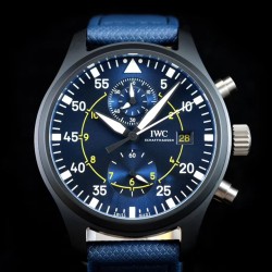 IWC - Pilot Chrono Top Gun Miramar IW389001 44mm CER/NY Blue Dial YLF A7750