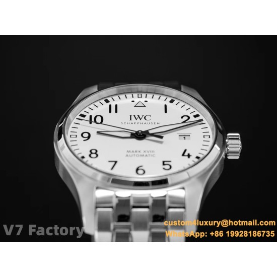 Pilot Mark XX 40mm SS/SS White Dial V7F V2 A2892