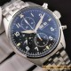 Pilot Chronograph Ref.3777 43mm SS/SS Black Dial ZF A7750