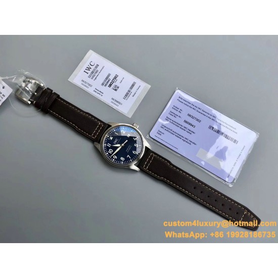 Mark XVIII IW327010 SS/LE Blue/Num 40mm BYF MY9015