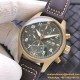 IWC - Pilot Chrono Spitfire IW387902 Brz BR/LE Green Dial ZF A7750