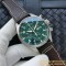 IWC - Pilot Chrono Spitfire IW377709 43mm SS/LE Green ZF A7750