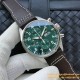 IWC - Pilot Chrono Spitfire IW377709 43mm SS/LE Green ZF A7750