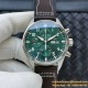 IWC - Pilot Chrono Spitfire IW377709 43mm SS/LE Green ZF A7750