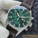 IWC - Pilot Chrono Spitfire IW377709 43mm SS/LE Green ZF A7750