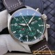 IWC - Pilot Chrono Spitfire IW377709 43mm SS/LE Green ZF A7750
